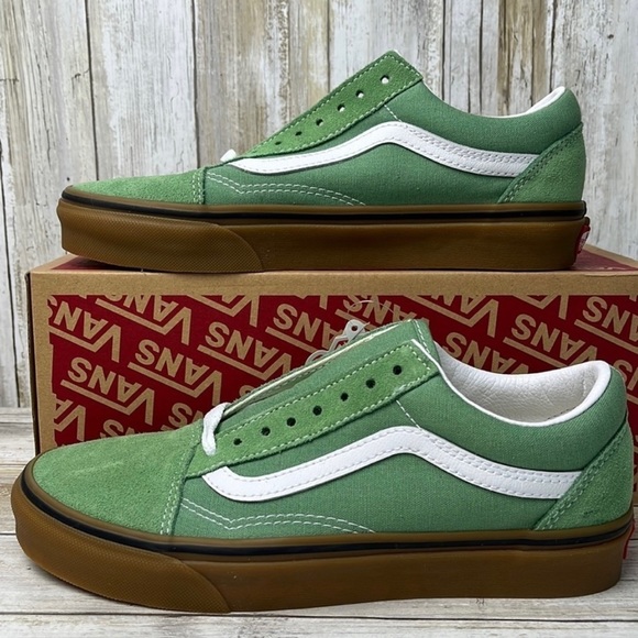 NWT Vans Old Skool Gum Basil sneaker - Picture 1 of 4